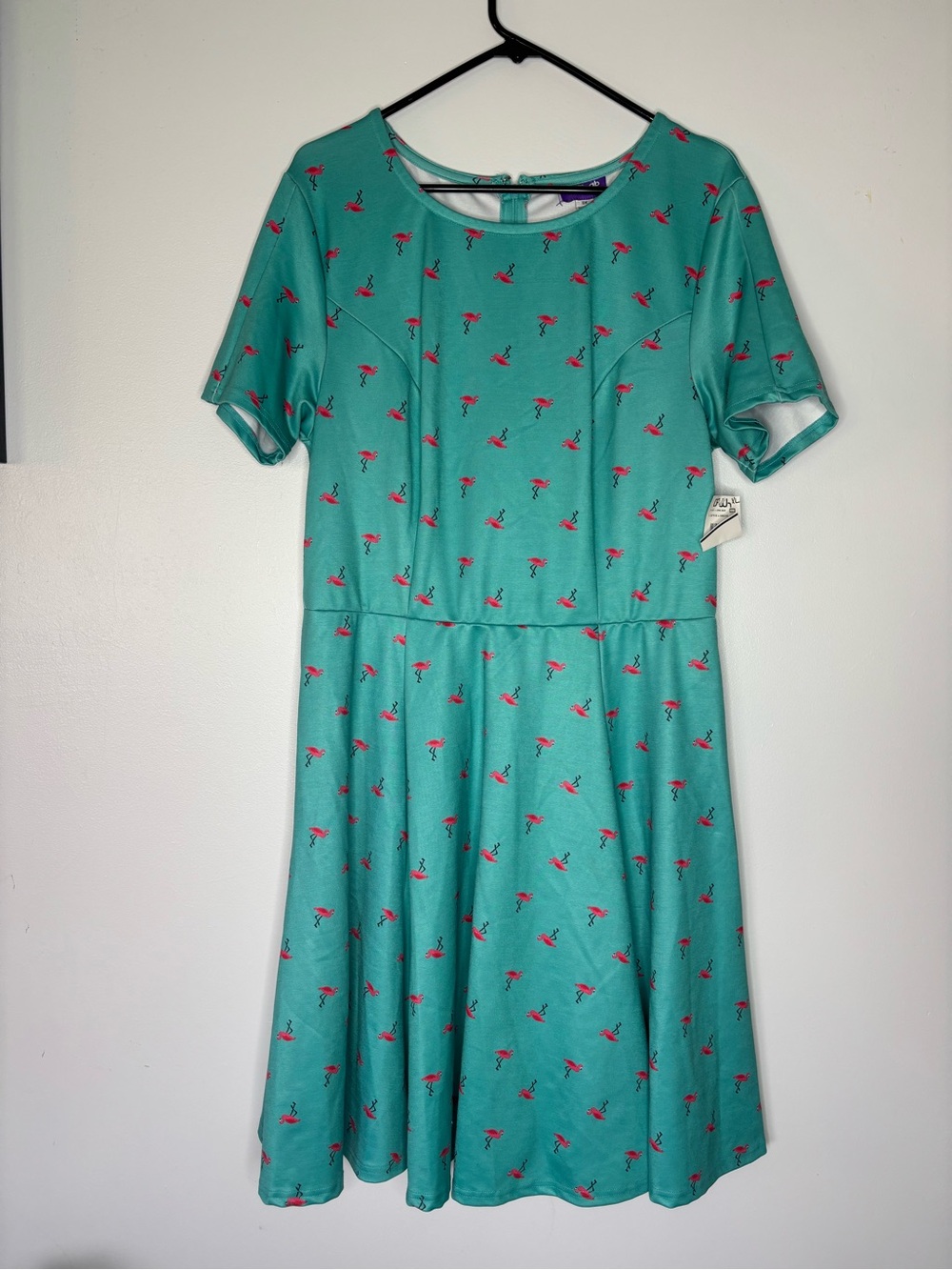 New Unique Vintage x Gwynnie Bee Flamingo Dress. Size 0X